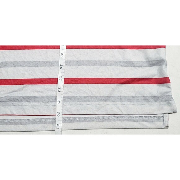CALLAWAY OPTI-DRI GOLF Polo Shirt XL Gray Red Striped Moisture Wicking NWOT - Picture 5 of 12
